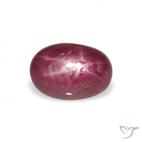 2.87ct Натуральный Medium Light-Purple Звездчатый Рубин, Овал, Непрозрачный