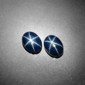  карата, натуральный Синий / Голубой Звездчатый сапфир, Огранка Овал, Непрозрачный