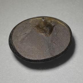 2.25 карата, натуральный Черный Звездчатый сапфир, Огранка Овал, Непрозрачный