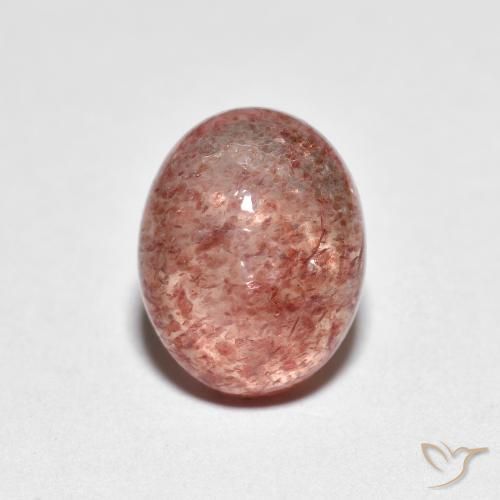 2.23ct Натуральный Красновато-розовый Клубничный кварц, Овал, Прозрачный