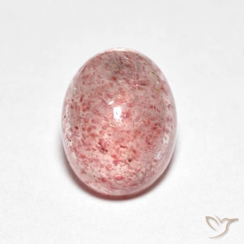 2.35ct Натуральный Светло-розовый разных оттенков Клубничный кварц, Овал, Прозрачный