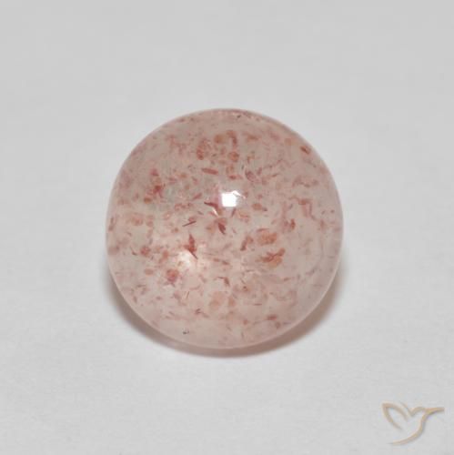 2.49ct Натуральный Средний красный Клубничный кварц, Круглый, Прозрачный