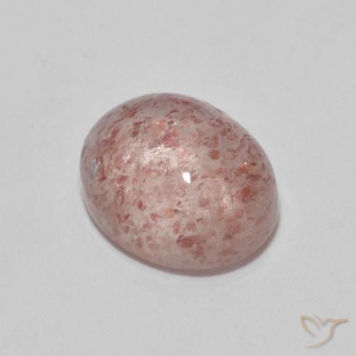 2.70ct Натуральный Оттенки розового Клубничный кварц, Овал, Прозрачный