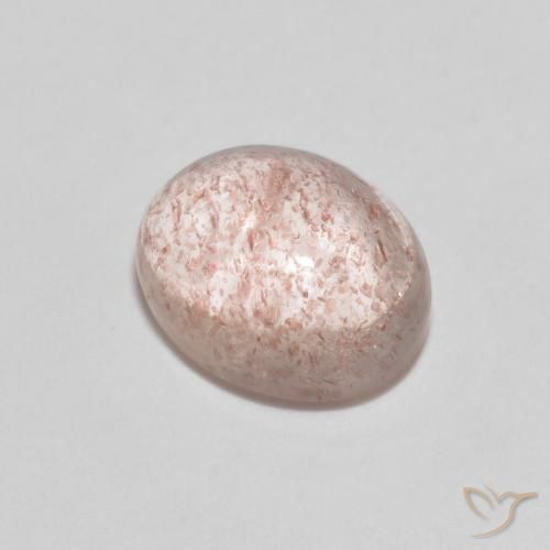 2.50ct Натуральный Светло-розовый Клубничный кварц, Овал, Прозрачный