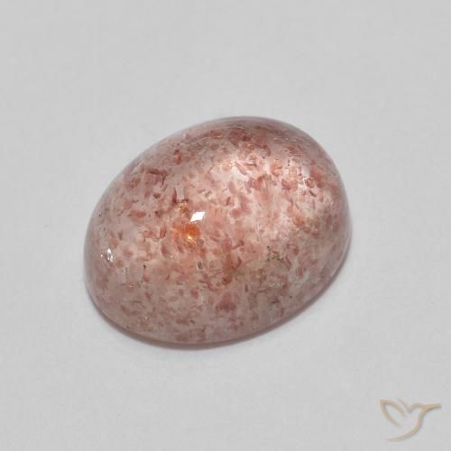2.37ct Натуральный Средний розовый Клубничный кварц, Овал, Прозрачный
