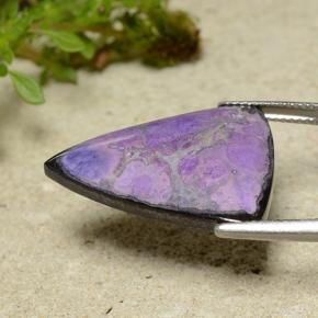 14.82 карата, натуральный Средний фиолетовый Сугилит, Триллион, Непрозрачный