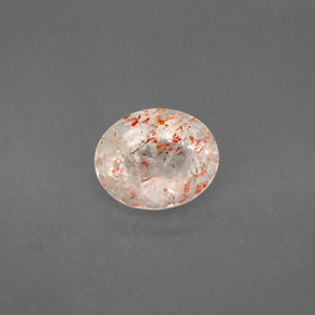 1.80 карата, натуральный Оранжевый Солнечный Камень, Прозрачный, Полупрозрачный