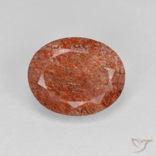 3.12ct Натуральный Теплый апельсин Солнечный камень, Овал, Полупрозрачный
