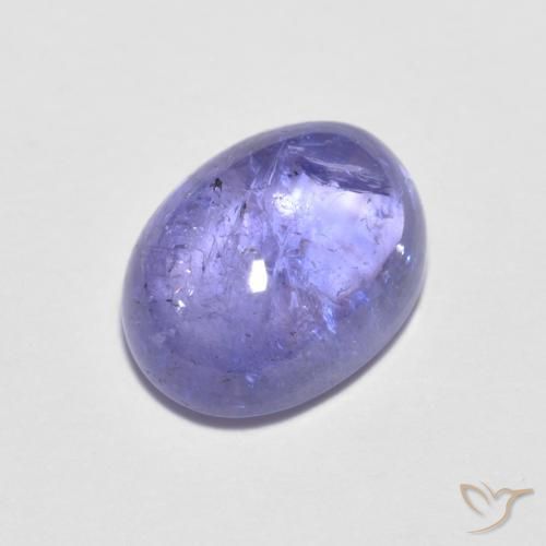 1.95ct Натуральный Интенсивный фиолетовый синий Танзанит, Овал, Прозрачный