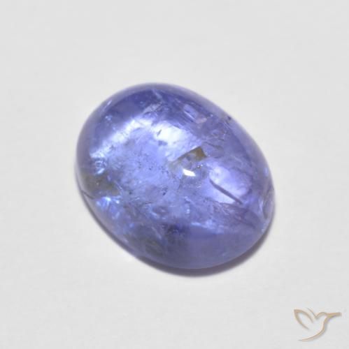 1.96ct Натуральный Интенсивный фиолетовый синий Танзанит, Овал, Прозрачный