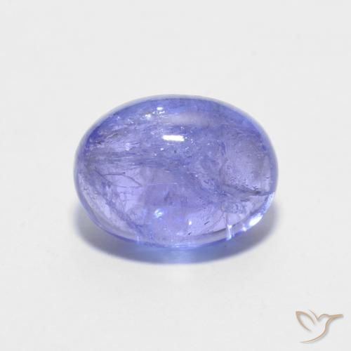 1.84ct Натуральный Фиолетовый Танзанит, Овал, Прозрачный