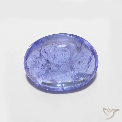 2.69ct Натуральный Интенсивный фиолетовый синий Танзанит, Овал, Прозрачный