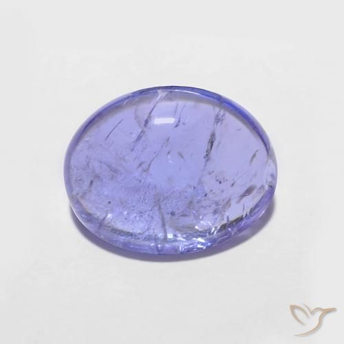2.99ct Натуральный Интенсивный фиолетовый синий Танзанит, Овал, Прозрачный