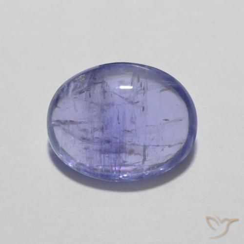 2.98ct Натуральный Интенсивный фиолетовый синий Танзанит, Овал, Прозрачный