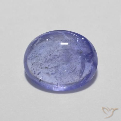 2.93ct Натуральный Интенсивный фиолетовый синий Танзанит, Овал, Прозрачный