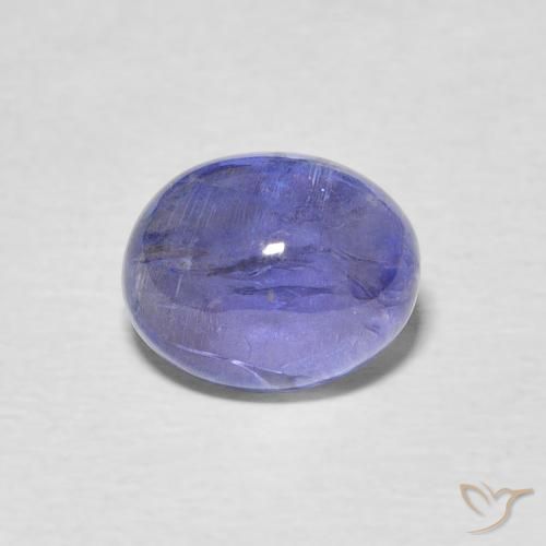 2.72ct Натуральный Интенсивный фиолетовый синий Танзанит, Овал, Прозрачный