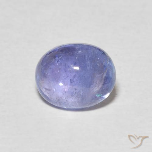 2.57ct Натуральный Интенсивный фиолетовый синий Танзанит, Овал, Прозрачный