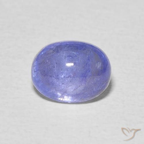 2.92ct Натуральный Интенсивный фиолетовый синий Танзанит, Овал, Прозрачный