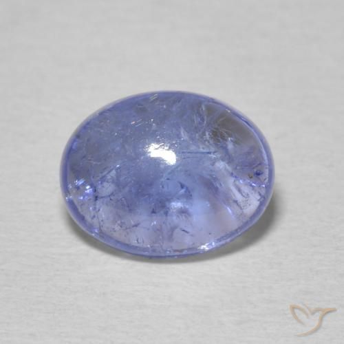 2.12ct Натуральный Пастельно-синий Танзанит, Овал, Прозрачный