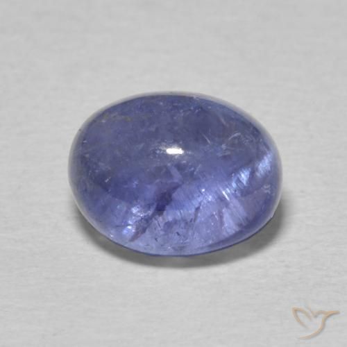 2.99ct Натуральный Интенсивный фиолетовый синий Танзанит, Овал, Прозрачный