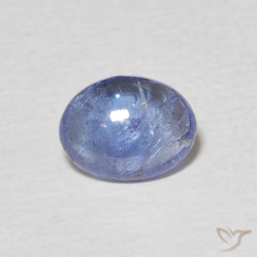 1.22ct Натуральный Светло-синий Танзанит, Овал, Прозрачный