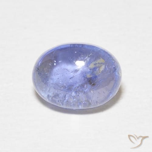 1.82ct Натуральный Фиолетово-синий Танзанит, Овал, Прозрачный