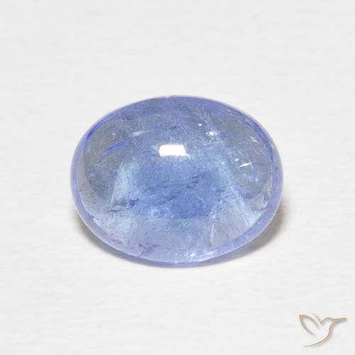 2.37ct Натуральный Светло-фиолетово-синий Танзанит, Овал, Прозрачный
