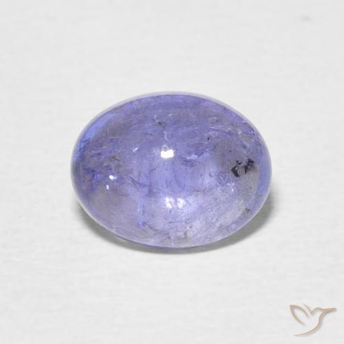 2.28ct Натуральный Светло-синий Танзанит, Овал, Прозрачный