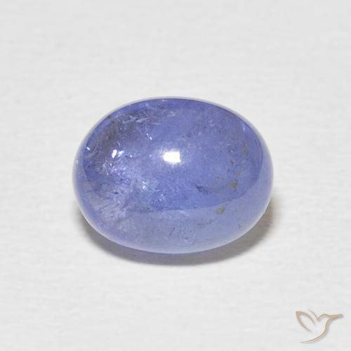 2.97ct Натуральный Интенсивный фиолетовый синий Танзанит, Овал, Прозрачный