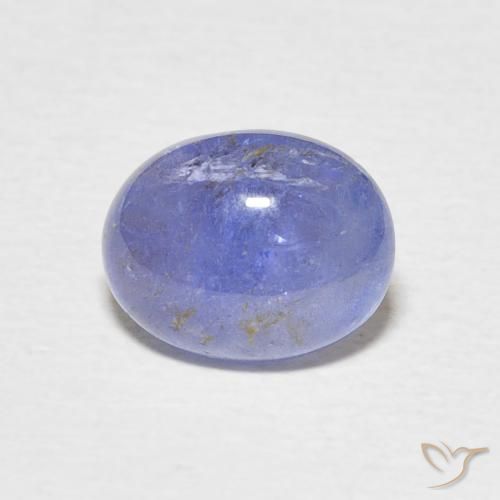 2.31ct Натуральный Пастельно-синий Танзанит, Овал, Полупрозрачный
