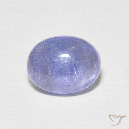 2.39ct Натуральный Светло-синий Танзанит, Овал, Прозрачный