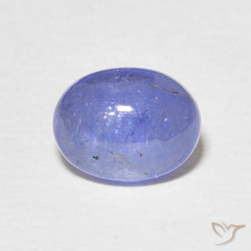 2.30ct Натуральный Фиолетово-синий Танзанит, Овал, Прозрачный