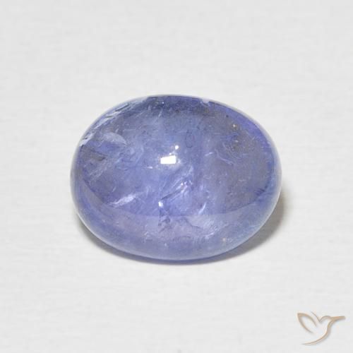 3.61ct Натуральный Интенсивный синий Танзанит, Овал, Прозрачный