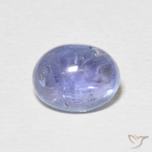 2.35ct Натуральный Светло-фиолетово-синий Танзанит, Овал, Прозрачный