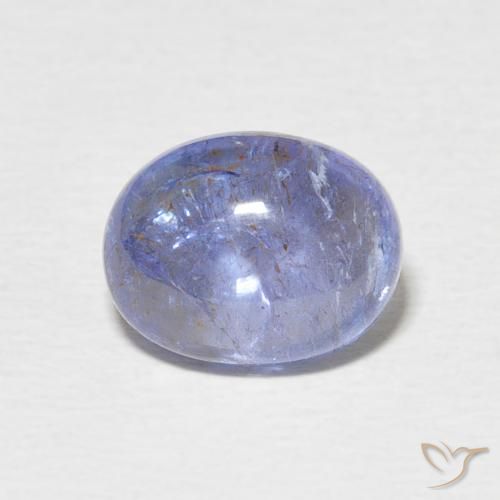 3.80ct Натуральный Светло-синий Танзанит, Овал, Прозрачный