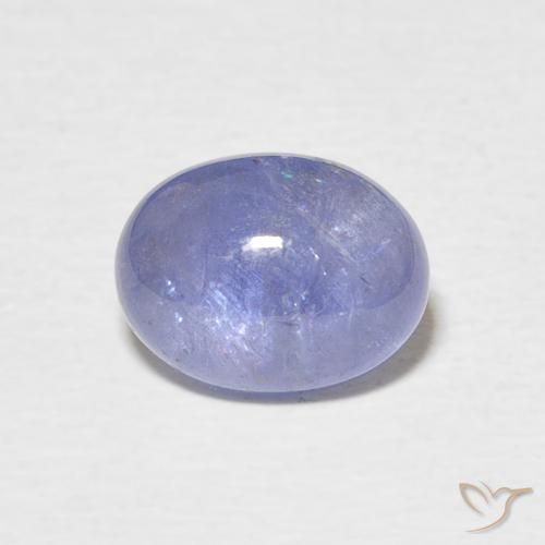 2.36ct Натуральный Электрик фиолетовый синий Танзанит, Овал, Прозрачный