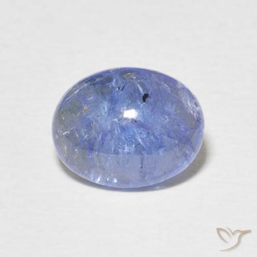 3.02ct Натуральный Интенсивный синий Танзанит, Овал, Прозрачный