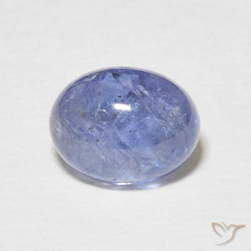 3.14ct Натуральный Темно-синий Танзанит, Овал, Прозрачный