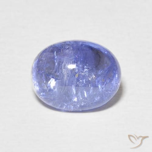 3.93ct Натуральный Темно-синий Танзанит, Овал, Прозрачный