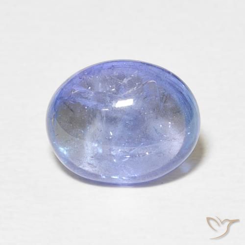 3.17ct Натуральный Светло-синий Танзанит, Овал, Прозрачный