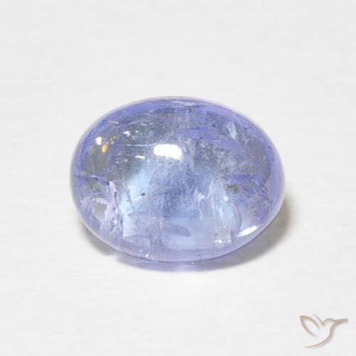 2.79ct Натуральный Светло-синий Танзанит, Овал, Прозрачный