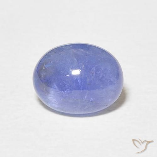 2.33ct Натуральный Интенсивный фиолетовый синий Танзанит, Овал, Полупрозрачный