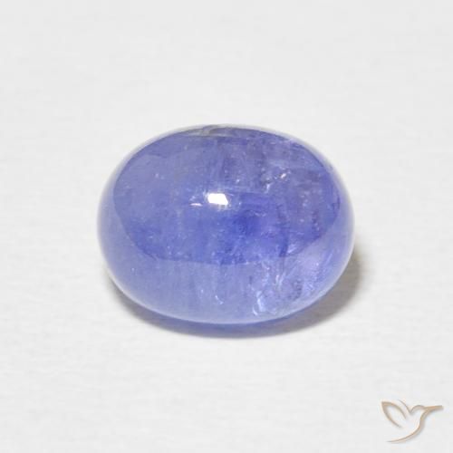 3.21ct Натуральный Интенсивный фиолетовый синий Танзанит, Овал, Полупрозрачный