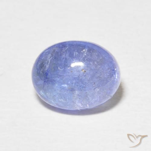 3.07ct Натуральный Фиолетово-синий Танзанит, Овал, Прозрачный