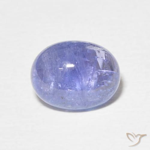 2.67ct Натуральный Фиолетово-синий Танзанит, Овал, Прозрачный