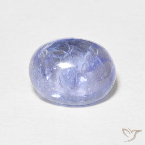 3.73ct Натуральный Светло-синий Танзанит, Овал, Прозрачный