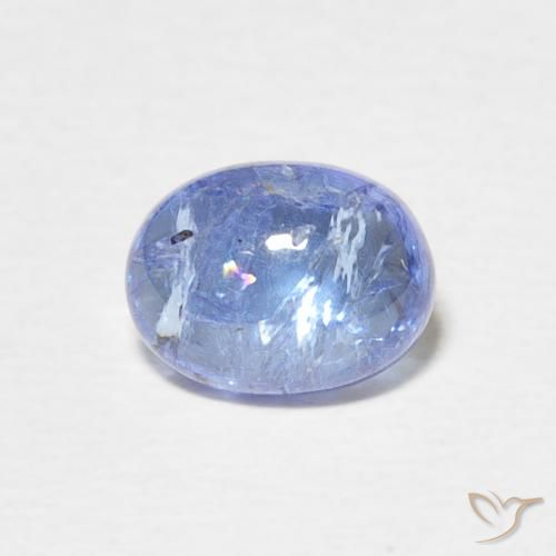 1.90ct Натуральный Светло-синий Танзанит, Овал, Прозрачный