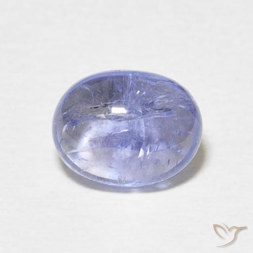 2.83ct Натуральный Светло-фиолетово-синий Танзанит, Овал, Прозрачный