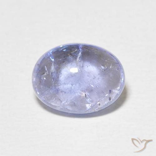 3.51ct Натуральный Светло-пурпурно-синий Танзанит, Овал, Прозрачный
