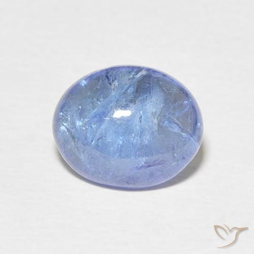 3.40ct Натуральный Светло-синий Танзанит, Овал, Прозрачный